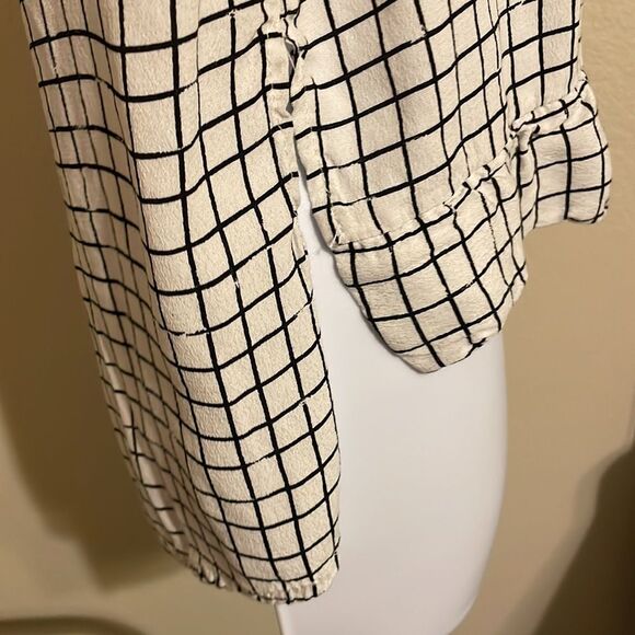 PHILOSOPHY |  blouse large shirt black and white - Picture 3 of 4